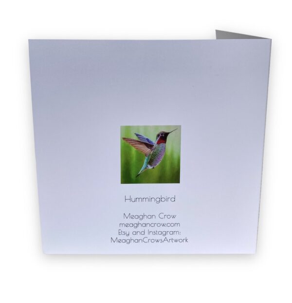 Hummingbird Art Card - Image 3