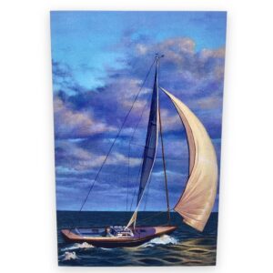 Sailboat painting card