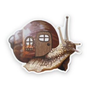 snail with house shell