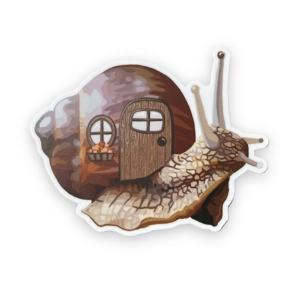 snail with house shell