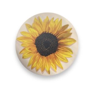 Big sunflower in a circle sticker