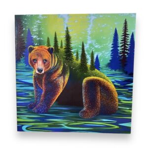 Bear with trees on its back card