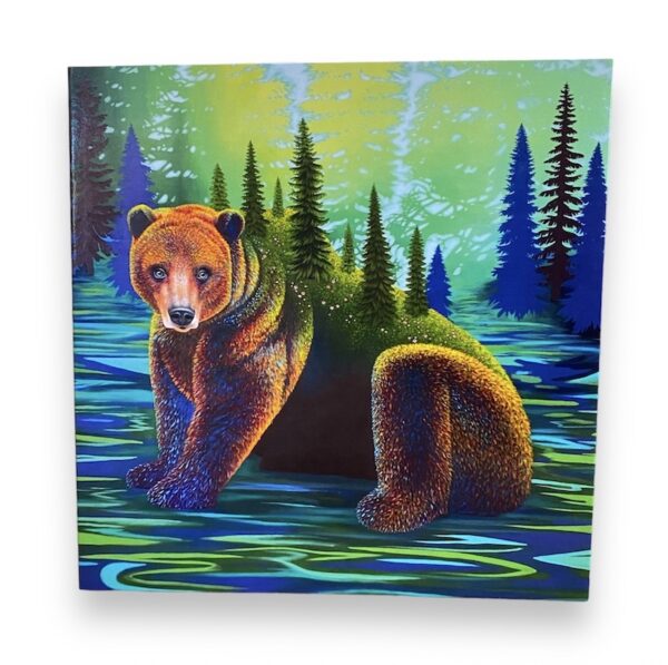 Bear with trees on its back card