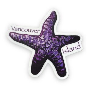 Purple starfish with "Vancouver Island" text