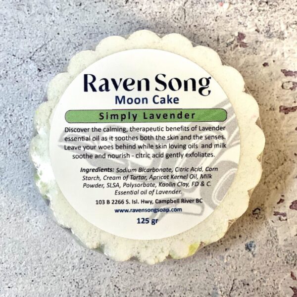 Raven Song Moon Cake, Simply Lavender Bath Bomb - Image 2