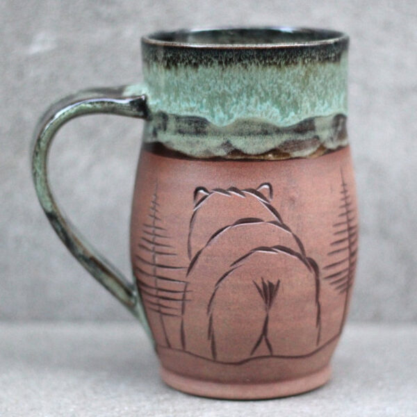 Bear Bum Rounded Mug 16oz by Hoff The Grid Goods