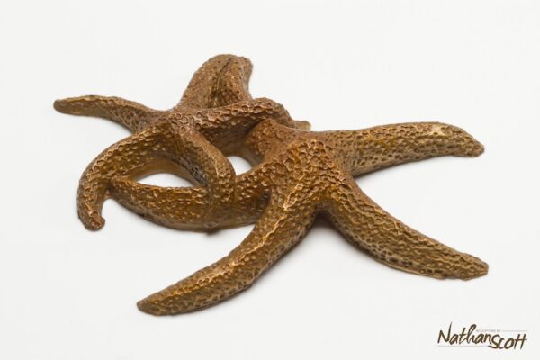 Dancing Starfish Bronze Sculpture by Nathan Scott