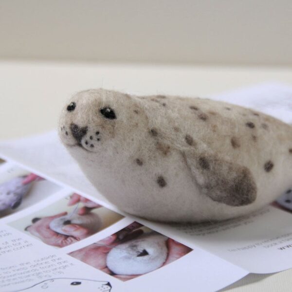 Harbour Seal Needle Felting Kit by Nan.C Designs - Image 3