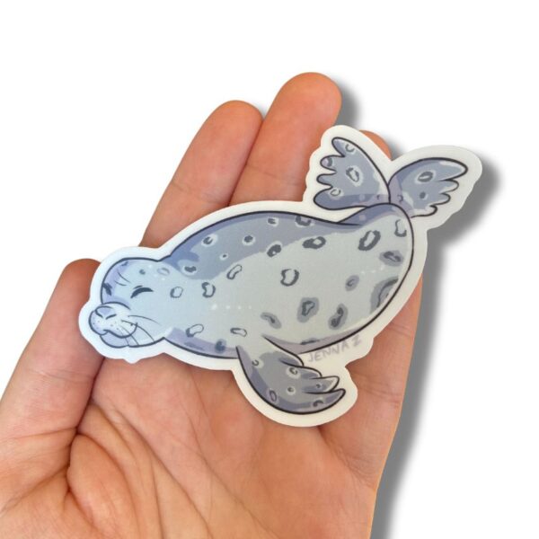 Little Harbour Seal Sticker by Jenna Zayat