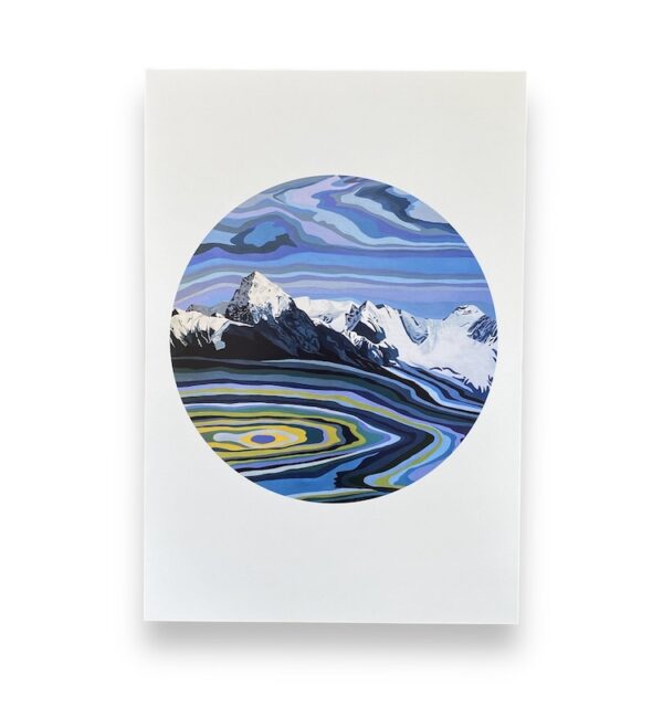 Mountain art print