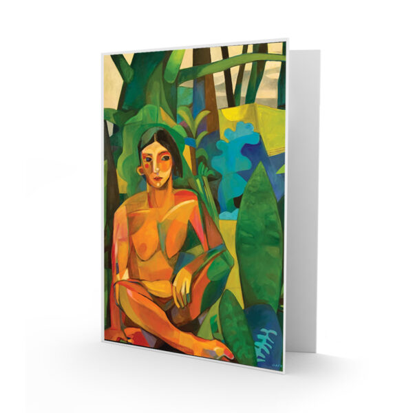 Rain Forest Repose Art Card by Tyrrell Clarke