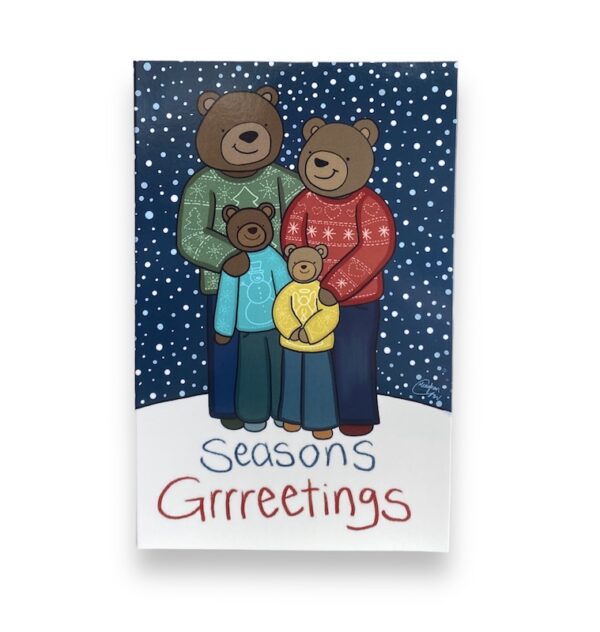 Bear Family Seasons Greetings