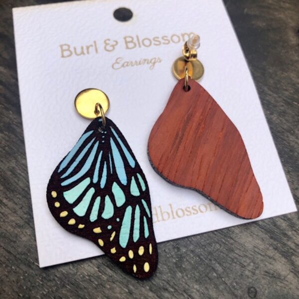 Monarch Butterfly Earrings by Burl & Blossom - Image 3