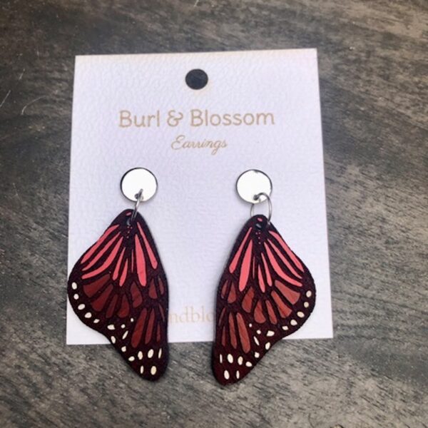 Monarch Butterfly Earrings by Burl & Blossom - Image 2