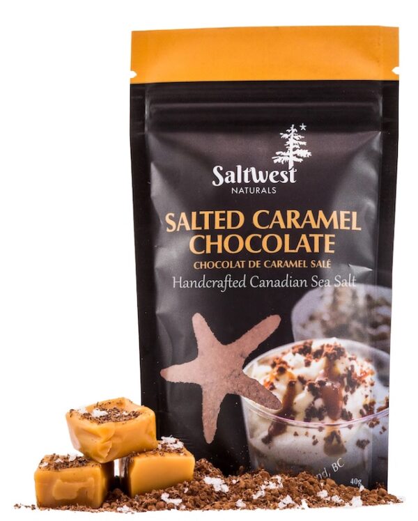 Saltwest Naturals Salted Caramel Chocolate Sea Salt 50g