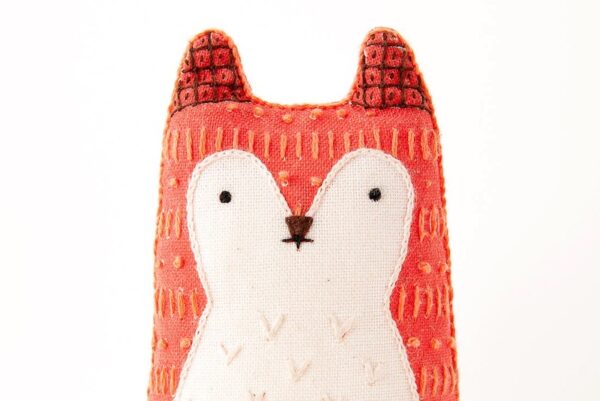 Fox DIY Embroidered Doll Kit by Kiriki Press - Image 2